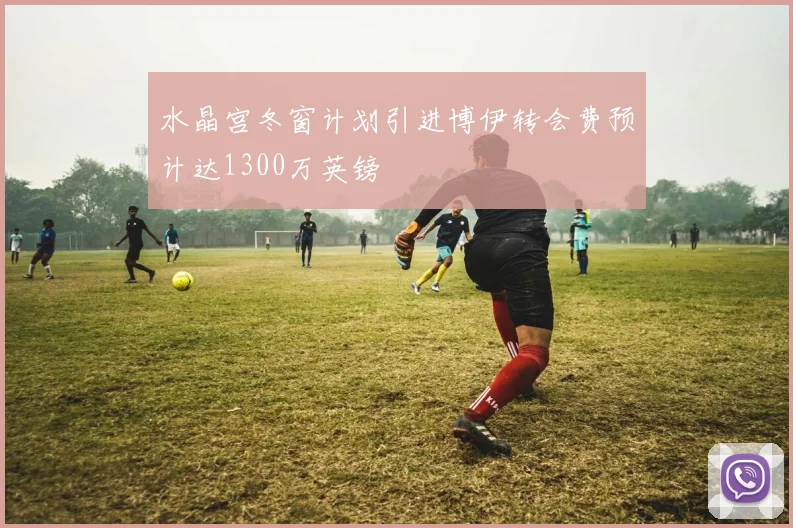 水晶宫冬窗计划引进博伊转会费预计达1300万英镑